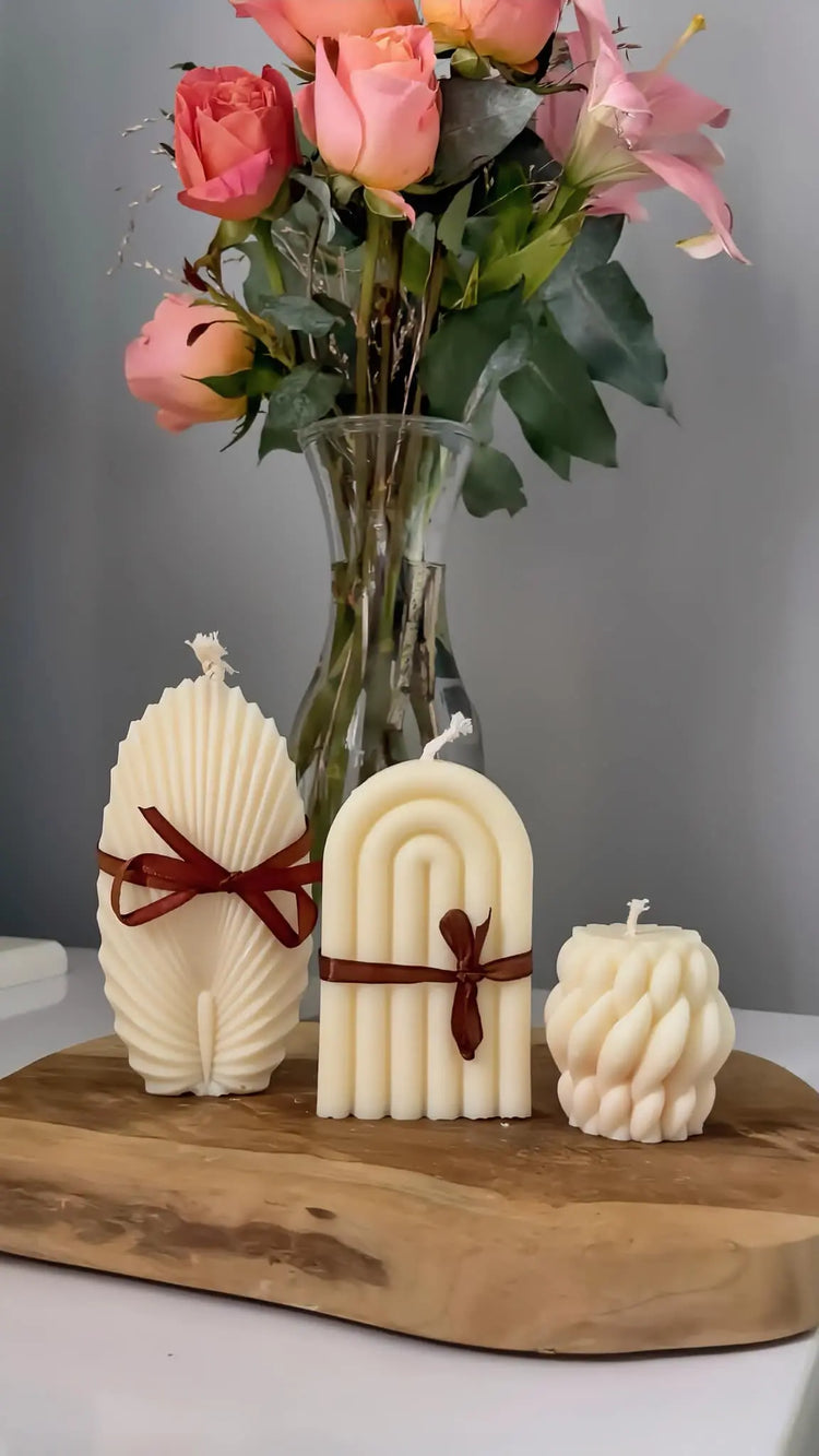 Bougies sculpturales