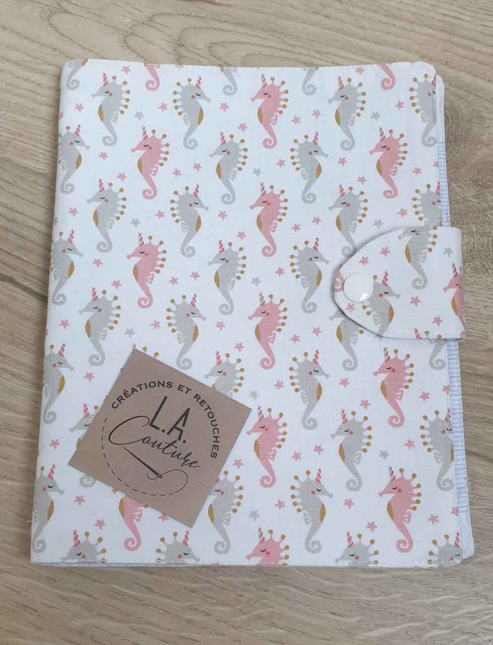 Livre tissus motifs hippocampes