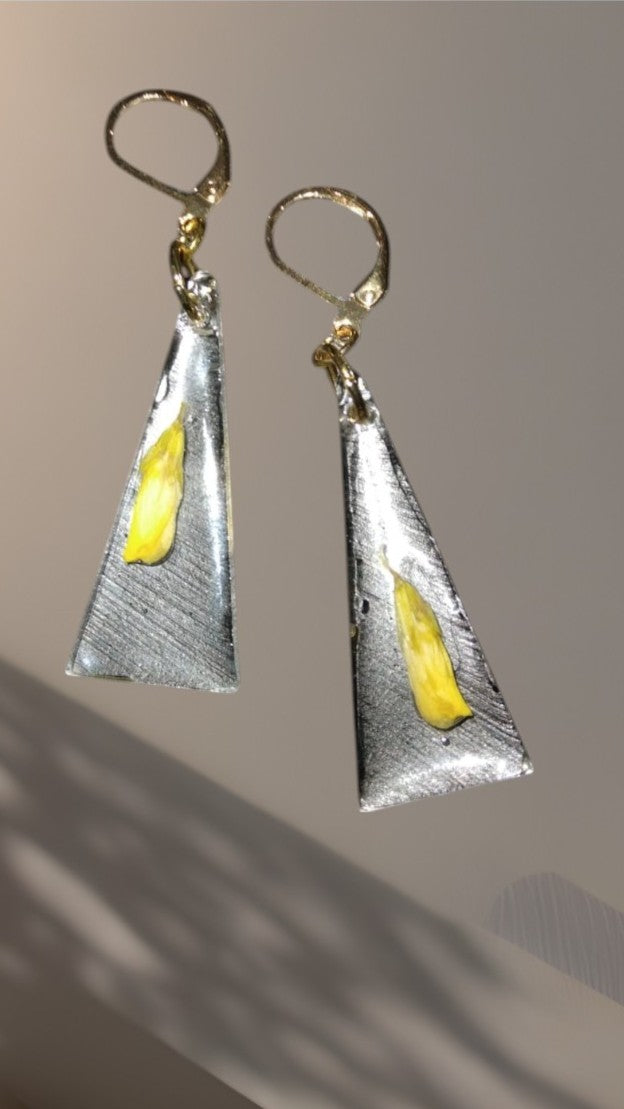 Boucles résine transparentes