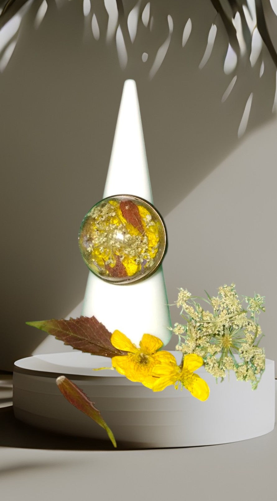 Bague florale
