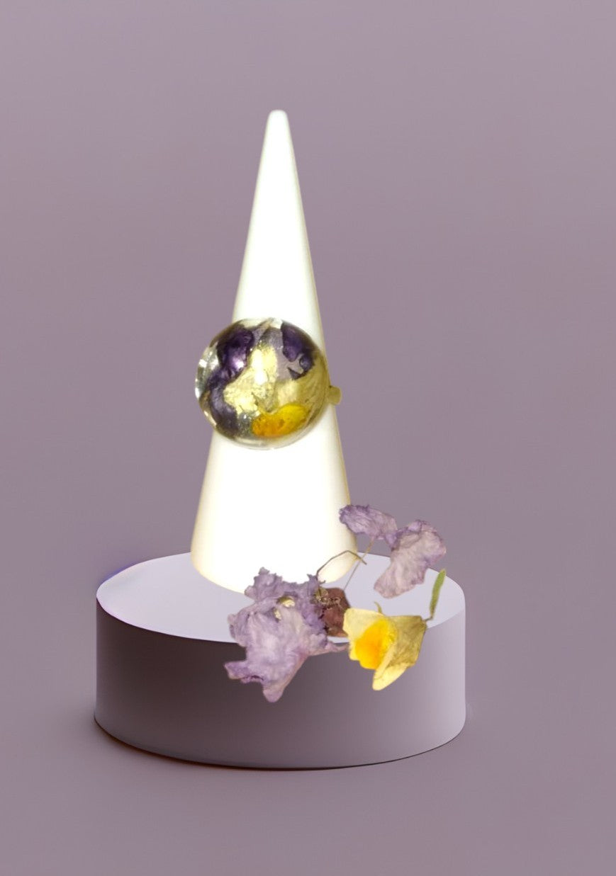 Bague florale