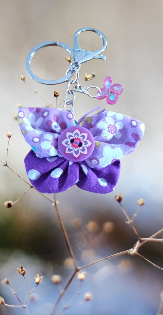 Porte clé papillon