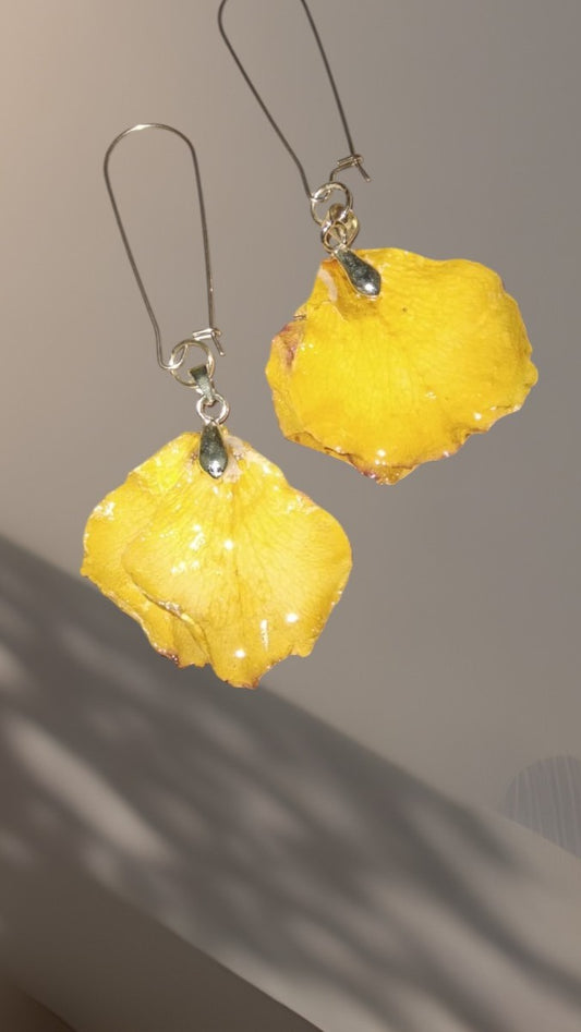 Boucles pétales de rose