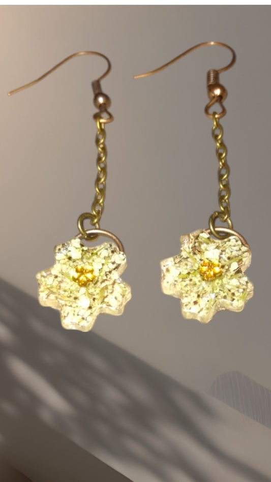 Boucles fleur carotte sauvage