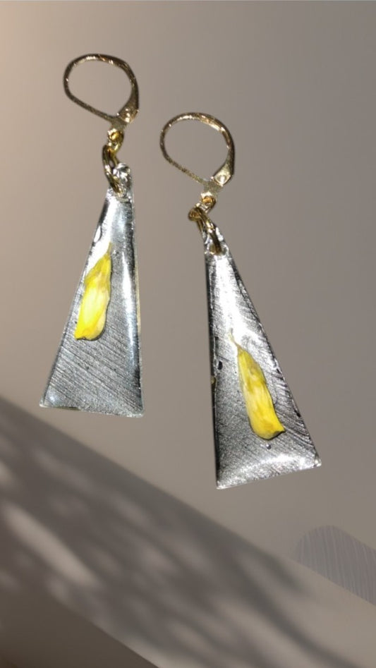 Boucles résine transparentes