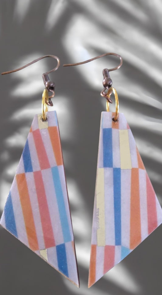 Boucles d'oreille bois