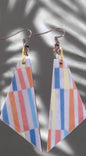 Boucles d'oreille bois