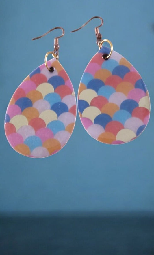 Boucles d'oreille bois
