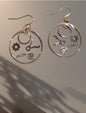 Boucles résine transparentes