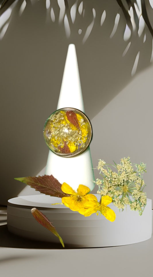 Bague florale
