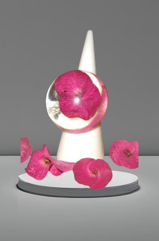 Bague florale
